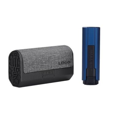 Imagem de IMALENT Lanterna pequena atualizada LD70 de 4000 lúmens, luzes EDC com caixa de carregamento, alimentada por bateria embutida recarregável para ambientes externos, emergências, trabalho (azul escuro)