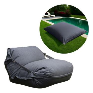 Imagem de Capa Puff Poltrona Flutuante Impermeável Decorativo Piscina - Revomax