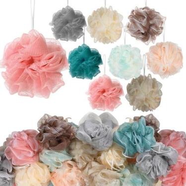 Imagem de Esponjas de banho CHENGU Loofah Bulk Sponge 80 unidades para chuveiro 