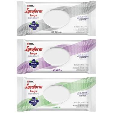 Imagem de Lenço Umedecido Desinfetante Lysoform Diversos 108 Unidades