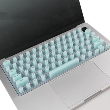 Imagem de Capa De Teclado Para Unhas Compridas,PelíCula De Silicone Para Teclado Feminino,à Prova De ArranhõEs E áGua,Protege O Teclado E As Unhas,FáCil De Limpar,Para Uso Em EscritóRio