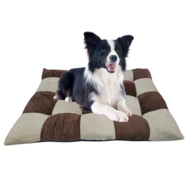 Imagem de Almofada Pet Colchonete Para Cachorro E Gato Grande 50x60 Linha Premium Confort(MARROM COM AVELÃ)