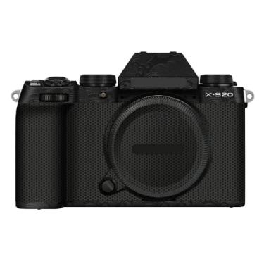 Imagem de Película protetora para câmera X-S20 Anti-arranhões Película protetora de vinil Capa de decalque para FujiFilm X-S20 XS20 (Onda preta)