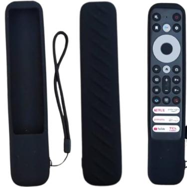 Imagem de Capa Capinha Silicone Para Controle Remoto Tv TCL Semp Smart Rc802v Preto