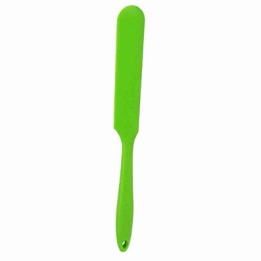 Imagem de MAVIS LAVEN Raspador de Creme, Espátula de Silicone para Assar Raspador de Bolo Utensílio de Cozinha para Misturar Massa Cobertura Com Silicone Macio Grau Alimentício (Verde)