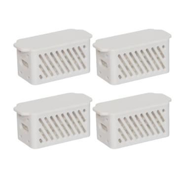 Imagem de PUREBURG Pacote com 4 módulos de íons prateados de substituição compatível com Roborock S7 maxv Ultra, S7 Pro Ultra, Q Revo, S8, S8 Pro Ultra, S8+, S8 Plus