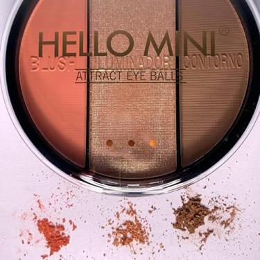 Imagem de Paleta de Maquiagem 3 em 1, Blush, Iluminador e Contorno, Attract Eye Balls