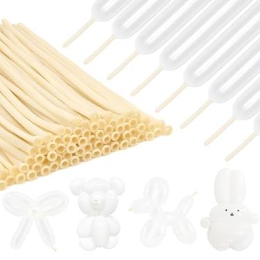 Imagem de 100Pcs clear 260 Balloons Clear Long Skinny Latex Balloon for Animal Ballons, Transparent Twisting Animal for Kids Premium Quality for Beginners Baloons Making Kid's Carnivals