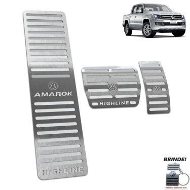 Imagem de Descanso + Pedaleira Amarok highline 2016 A 2020 Prata