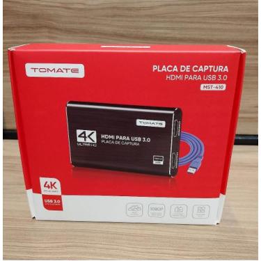 Imagem de PLACA DE CAPTURA HDMI PARA USB 3.0 4K TOMATE MST-410 - Ideal para Game