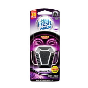 Imagem de Cheirinho luxcar new fresh max lavanda para carros e ambientes