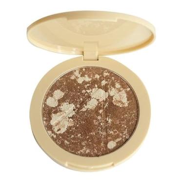 Imagem de Bronzer e Iluminador Marmorizado Glass HBF16051 – Paleta Versátil de Maquiagem Facial com Alta Pigmentação e Efeito Luminoso Natural