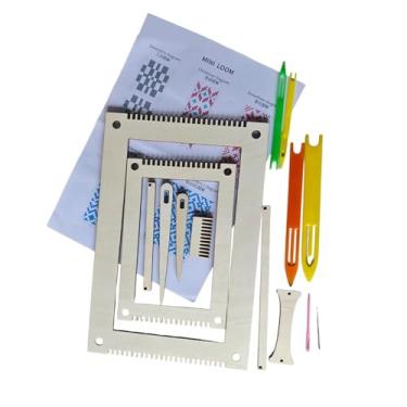 Imagem de predolo Kit de tear de madeira, máquina de, presente, acessórios portáteis práticos, ferramenta de tricô, artesanato faça você mesmo para mulheres e, Style B