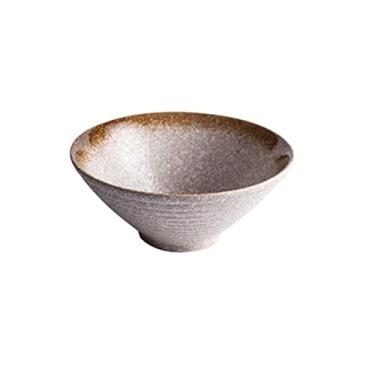 Imagem de WYUYIWH Tigela de cerâmica tigela de ramen criativa utensílios de mesa comer tigela de macarrão doméstico Ajisen ramen tigela chapéu de bambu tigela sopa (cor: 1)