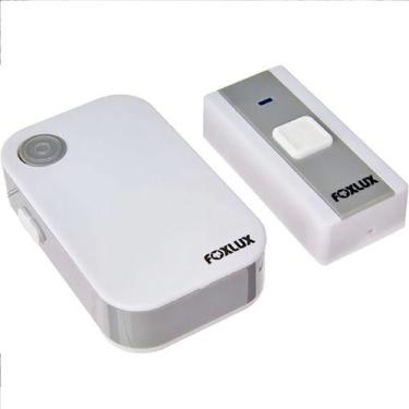 Imagem de Campainha Sem Fio Bivolt Branca Foxlux, Cad 6