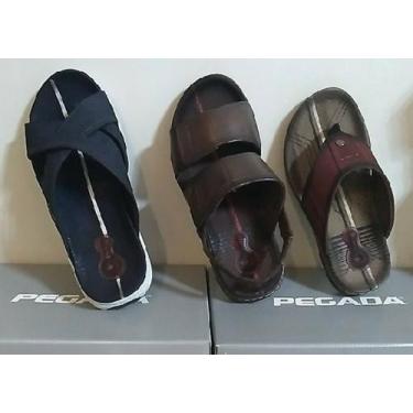 Imagem de Sandalias pegadas, Marrom, 37