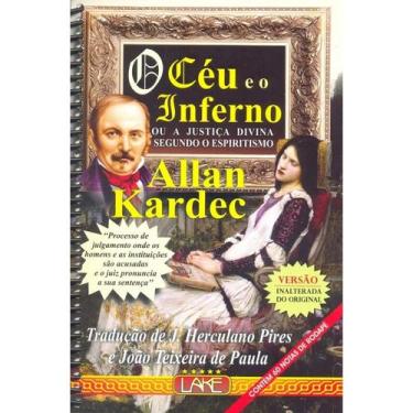 Imagem de O Céu e o Inferno - Normal Espiral (16x23) - Livro de Allan Kardec - L