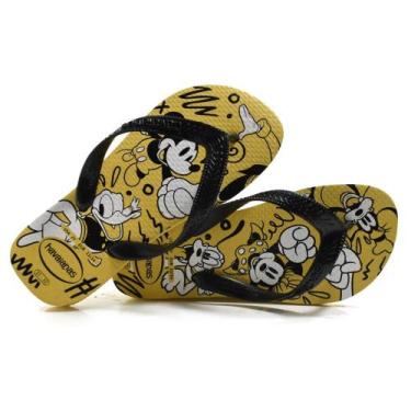 Imagem de Chinelo Infantil Havaianas Disney, Amarelo, 31/32