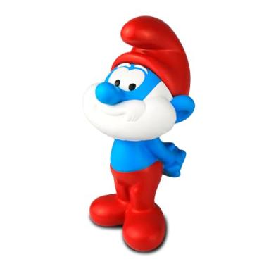 Imagem de BONECO DE VINIL OS SMURFS - PAPAI SMURF