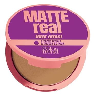 Imagem de Pó Compacto Facial 332Q a Prova D'agua Color Trend Avon Matte Real8 g
