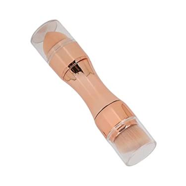 Imagem de Cryfokt Pincel de Maquiagem 4 Em 1 para Viagens, Cerdas Macias, Cabeça de Esponja, Conjunto Portátil para Uso Diário, Perfeito para Iniciantes, Universal