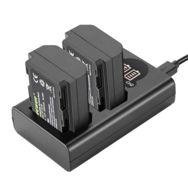 Imagem de Kit Bateria NP-FZ100 2280mAh Duplo com Tela LCD – Ideal para Câmeras Sony Alpha A7III A7RIII A9 A6600 FX3 FX30