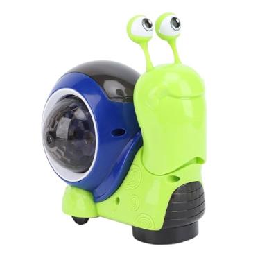 Imagem de aqxreight Brinquedo Elétrico Deslumbrante Luz Música Fofa Melhorar a Habilidade Prática Música de Brinquedo Eletrônico Rastejante de Animais que o Projetor Emite Elétrico Leve Rastejante Leve para