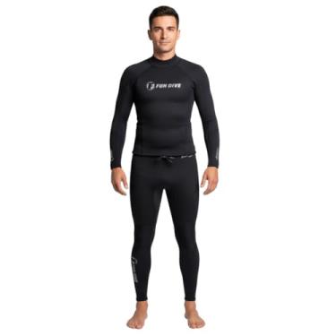 Imagem de Camisa Manga Longa E Calça Térmica Surf Mergulho Conjunto (2XL)