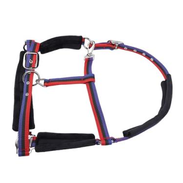 Imagem de aqxreight Cabresto de Cavalo Confortável e de Nylon Com Encaixe de Queixo e Garganta para Treinamento e Atividades Equestres (#2)