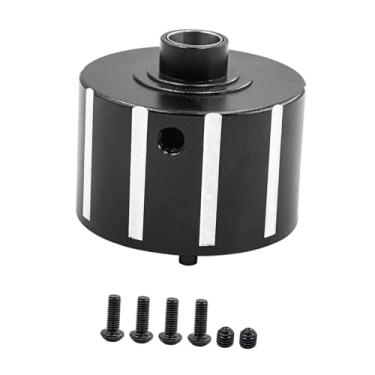 Imagem de EHJRE 1/5 Suporte de diferencial de metal RC Car Gear Case Housing RC Car Differential Housing para Ara110002T2, Preto