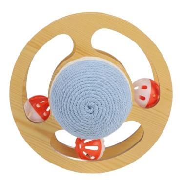 Imagem de Generic O Brinquedo da Bola do Scratcher do Gato Sisal, Bola Risco Gato Melhorou a Saúde Protege a Mobília para Interno (Tamanho pequeno)