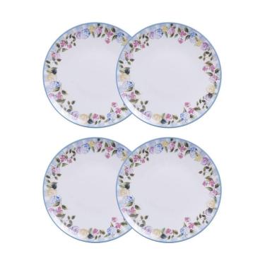 Imagem de Conjunto 4 Pratos Rasos 25 cm Porcelana Aura Tramontina