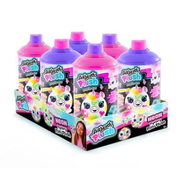 Imagem de PELUCIA NEON SURPRESA KIT PARA PINTAR AIRBRUSH  F0166-1 - FUN