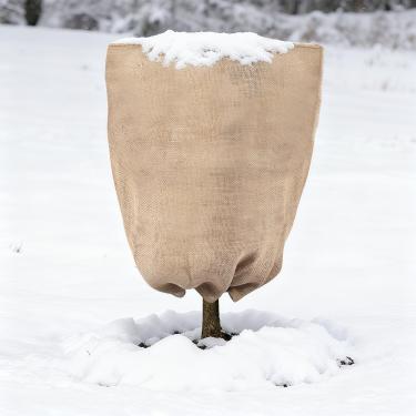 Imagem de 101 × 120 cm sacos para cobertura de plantas de inverno - Tamanho grande, reutilizável, quente, à prova de geada, sacos para plantas com cordão para proteção para jardim ao ar livre de congelar e comer animais