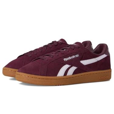 Imagem de Reebok Tênis feminino Club C Grounds UK, Cereja preta/cereja preta/brilho digital, 35