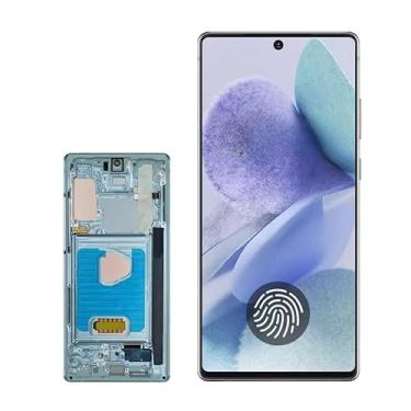 Imagem de AMOLED para Samsung Galaxy Note20 SM-N980 SM-N981 Tela LCD Touch Screen Digitalizador Assembléia com moldura, painel de vidro frontal completo de substituição de 6,7 polegadas (AMOLED sem moldura)