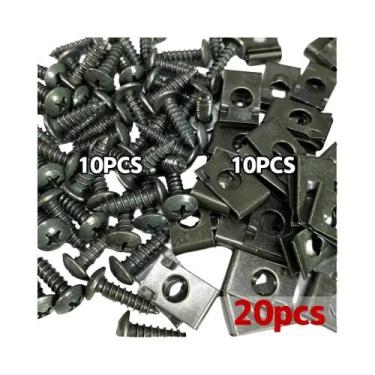 Imagem de Clipe De Fixação Metálico Tipo U Para Protetor De Chassi De Motor, Ace