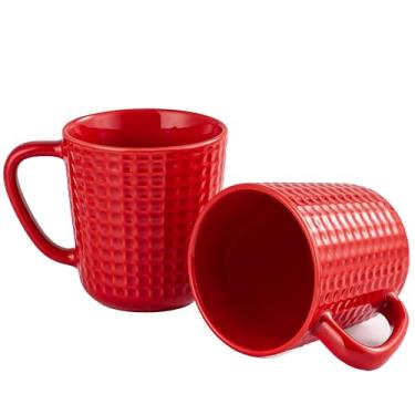 Imagem de Seworlan Canecas de café grandes, xícaras de café de cerâmica de 590 ml com alça, xícaras de chá grandes de porcelana para escritório e casa, para latte Cocoa lava-louças e micro-ondas, 2 peças