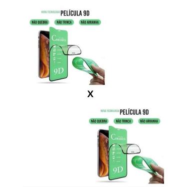 Imagem de 2UN Película Protetora 9D Cerâmica para Moto G86 5G Tela Toda - LXL