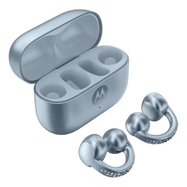 Imagem de Motorola Moto Buds Loop with Sound by Bose with Crystals by Swarovski - (Ice Melt Blue)