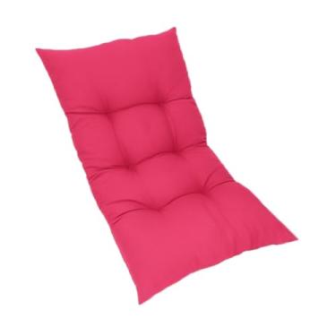 Imagem de Colchonete Futon 120X60 cm Dobrável Enrolável Decorativo Almofada sofá(Pink)