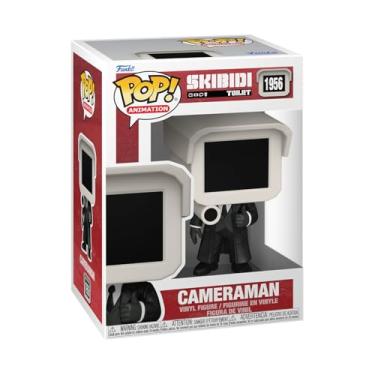 Imagem de Funko Pop! Vinyl: Skibidi Toilet - Cameraman - Figura de vinil colecionável - ideia de presente - Mercadoria oficial - Brinquedos para crianças e adultos - Ad Icons Fans - boneco para colecionadores