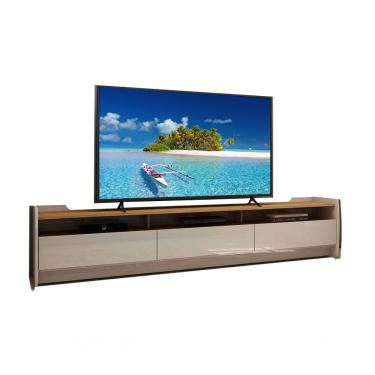 Imagem de Rack Para Tv 2.2 Sublime Off White Com Naturale - Gelius Móveis