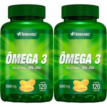 Imagem de Kit 2X Ômega 3 1000mg - 120 Cápsulas - Herbamed-Masculino