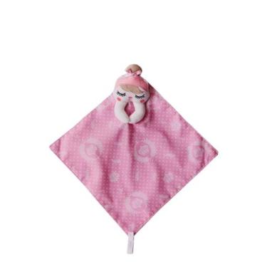 Imagem de Naninha Bebê Premium 100 Algodão Com Prendedor de Chupeta - Enxoval 2 