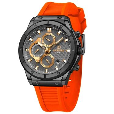 Imagem de Relógio De Pulso Masculino Esportivo Luminoso Pulseira de Silicone Prova D` Água