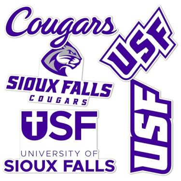 Imagem de Desert Cactus Adesivo University of Sioux Falls USF Cougars Vinil Decalques Laptop Garrafa de Água Carro Scrapbook T2 (Tipo 2-3)
