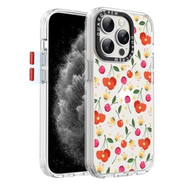 Imagem de GuardCrew Capa para iPhone 15 Pro Max, [proteção contra quedas de grau militar de 3,5 m à prova de colisão] [antiamarelamento e antidescasca] Capa de telefone fina à prova de choque transparente TPU