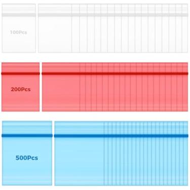 Imagem de Chewtoyo Pacote com 800 sacos de comprimidos para moedas, cores de brincos, costas de plástico para viagem para 3 embalagens, pequenas joias, plástico, pequeno