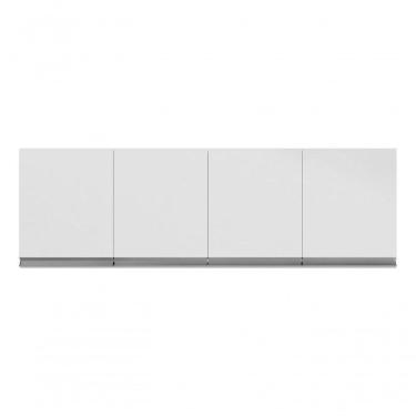 Imagem de Armário Aéreo Gabinete Multiuso Andreia 160cm Ajl Móveis Cor Preto